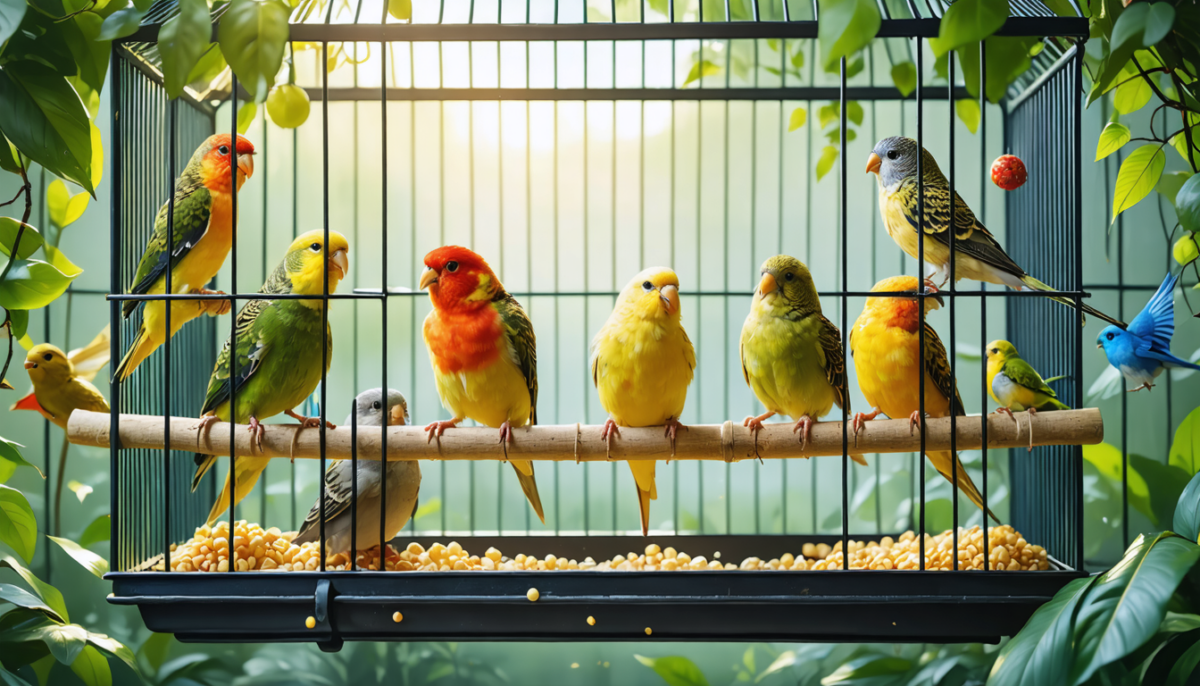 découvrez comment choisir des oiseaux compatibles pour qu'ils cohabitent harmonieusement dans une même cage, avec des conseils pratiques pour assurer leur bien-être et éviter les conflits.
