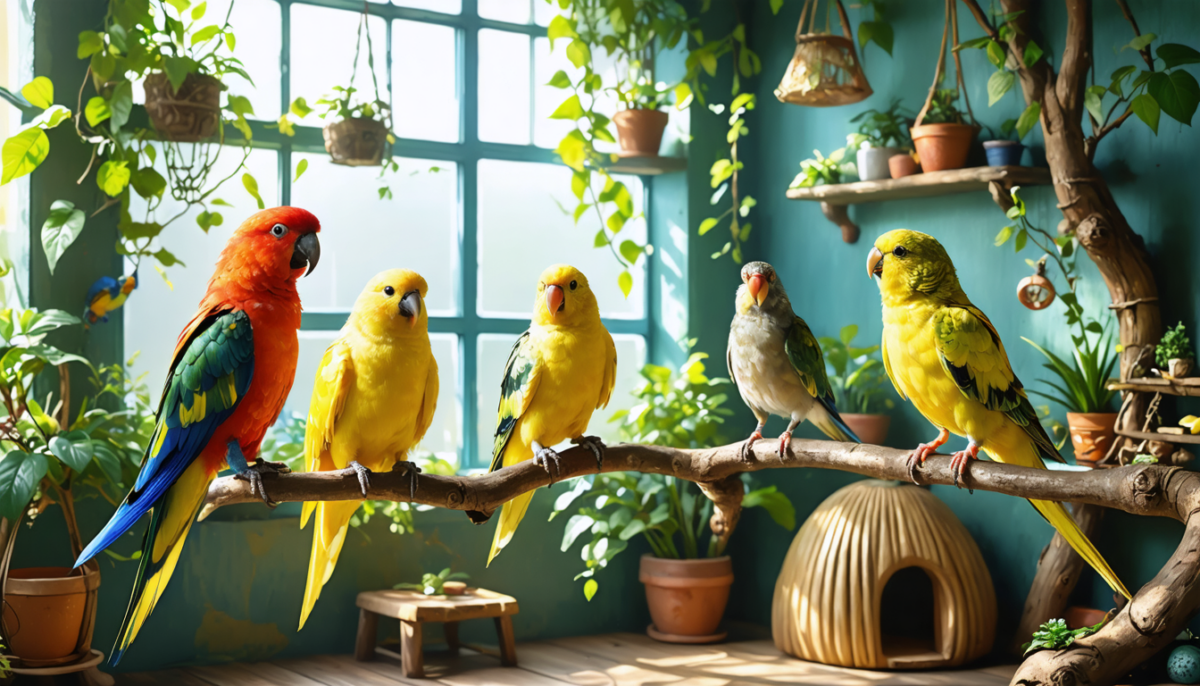 découvrez comment accueillir et prendre soin de vos oiseaux de compagnie en plongeant dans leur univers unique pour un environnement idéal et harmonieux.
