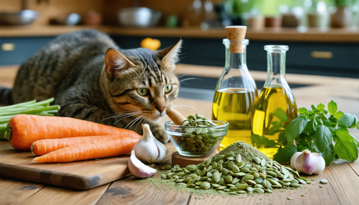 découvrez comment préparer un vermifuge naturel efficace pour protéger la santé de votre chat, grâce à des ingrédients simples et sûrs.