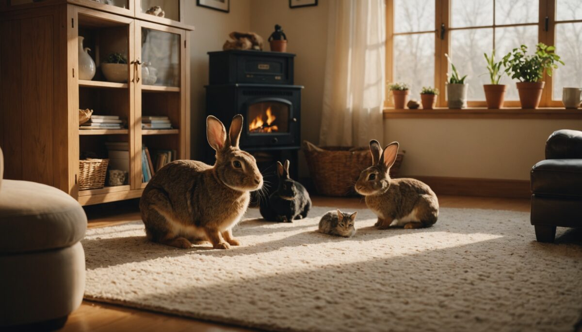 Vivre en harmonie : Le lapin et ses compagnons animaux au quotidien