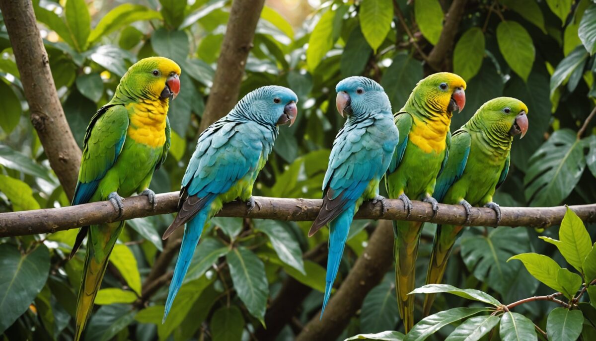 Perruches vs Perroquets : Découvrez leurs différences essentielles