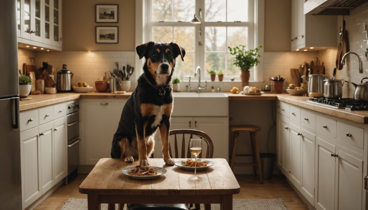 Le chien insatiable : quand le compagnon à quatre pattes devient le roi de la table