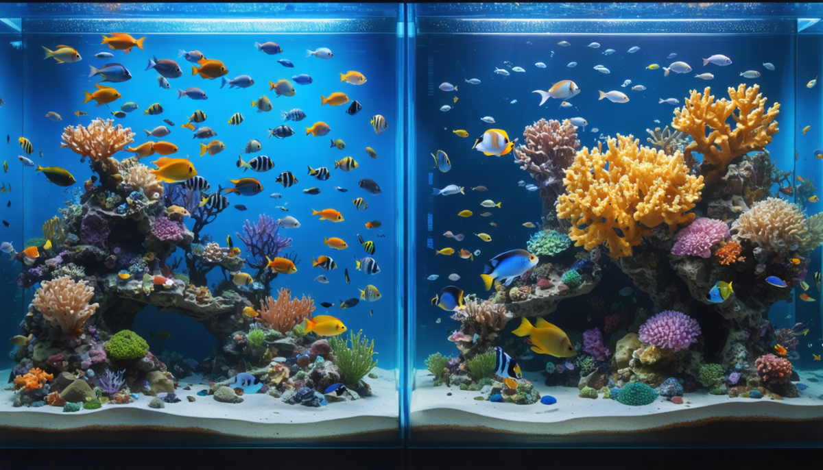 découvrez comment choisir entre un aquarium marin ou récifal pour créer un environnement aquatique idéal, adapté à vos besoins et à vos passions.