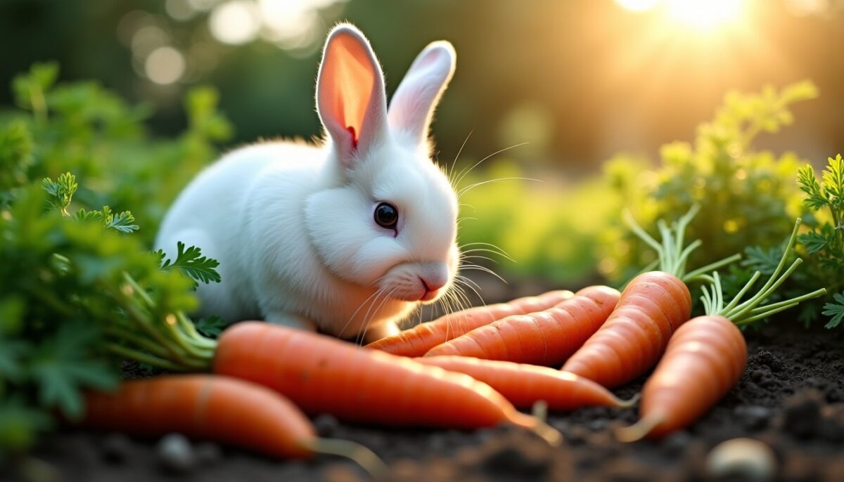 Les carottes sont-elles vraiment un alimento sain pour le lapin ?