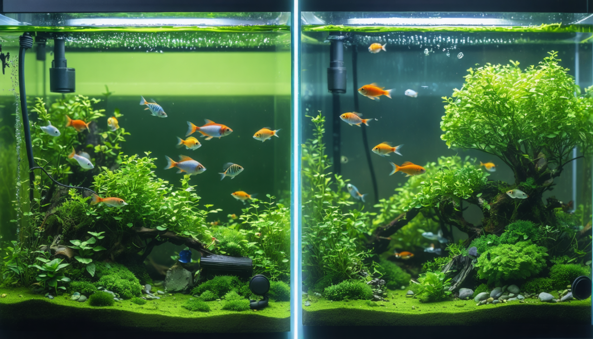 découvrez des astuces efficaces pour éliminer la prolifération d'algues vertes et purifier l'eau de votre aquarium, afin de maintenir un environnement sain pour vos poissons.
