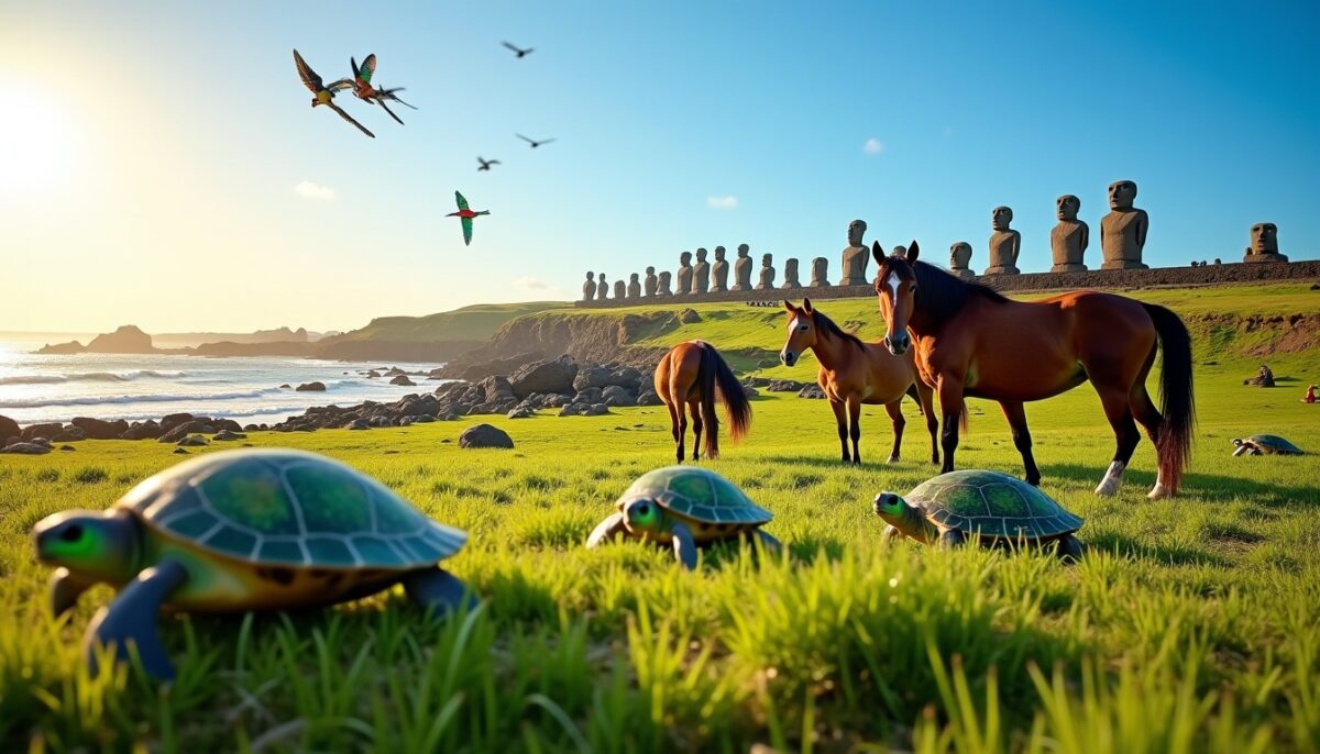 Découvrez la faune unique de l'île de Pâques : quels animaux observer ?